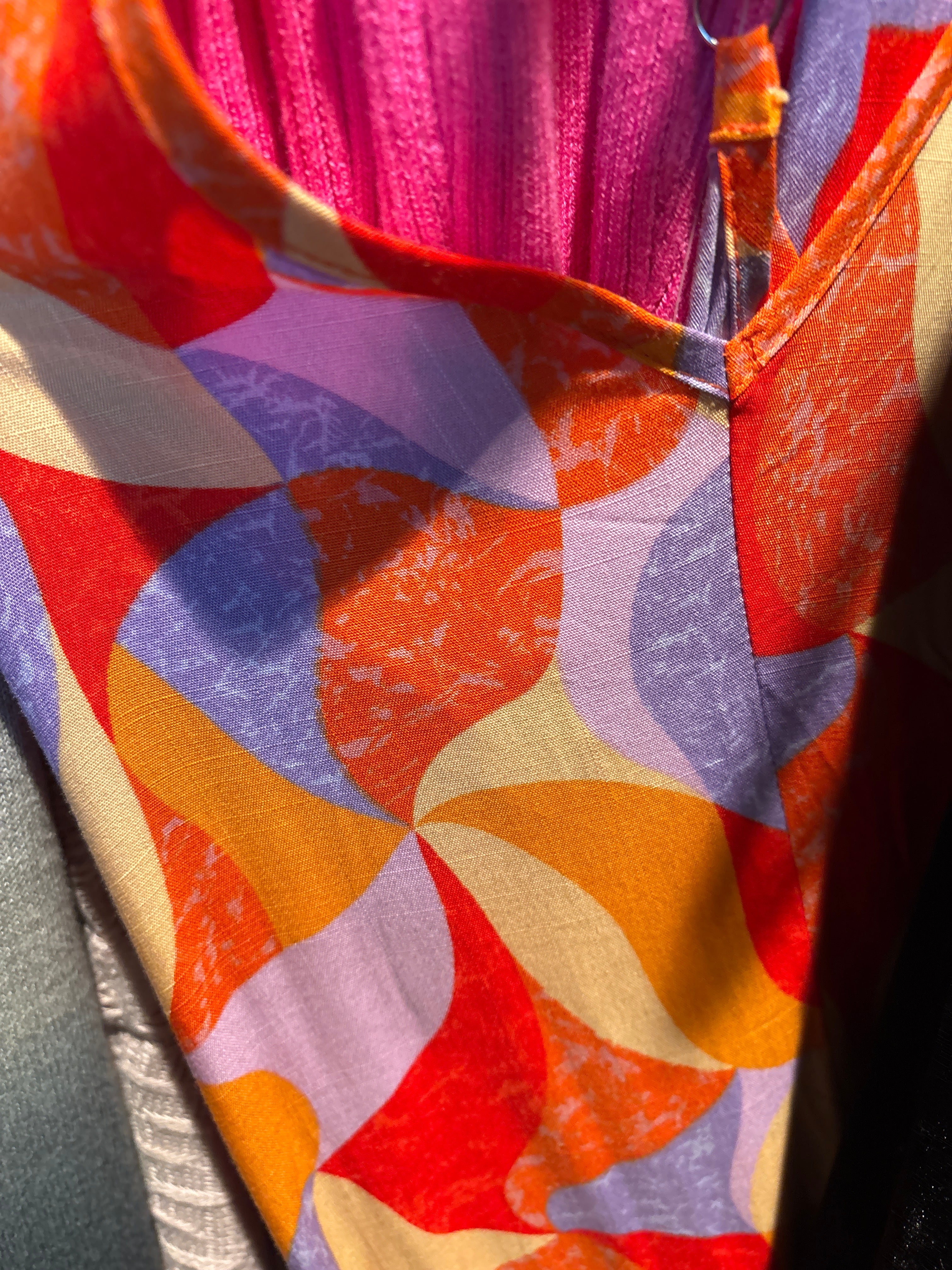 Sundress maxi multicolor - spaghetti strap