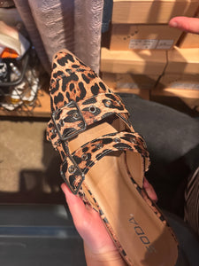 Leopard Mule shoes