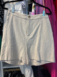 Beige linen Shorts