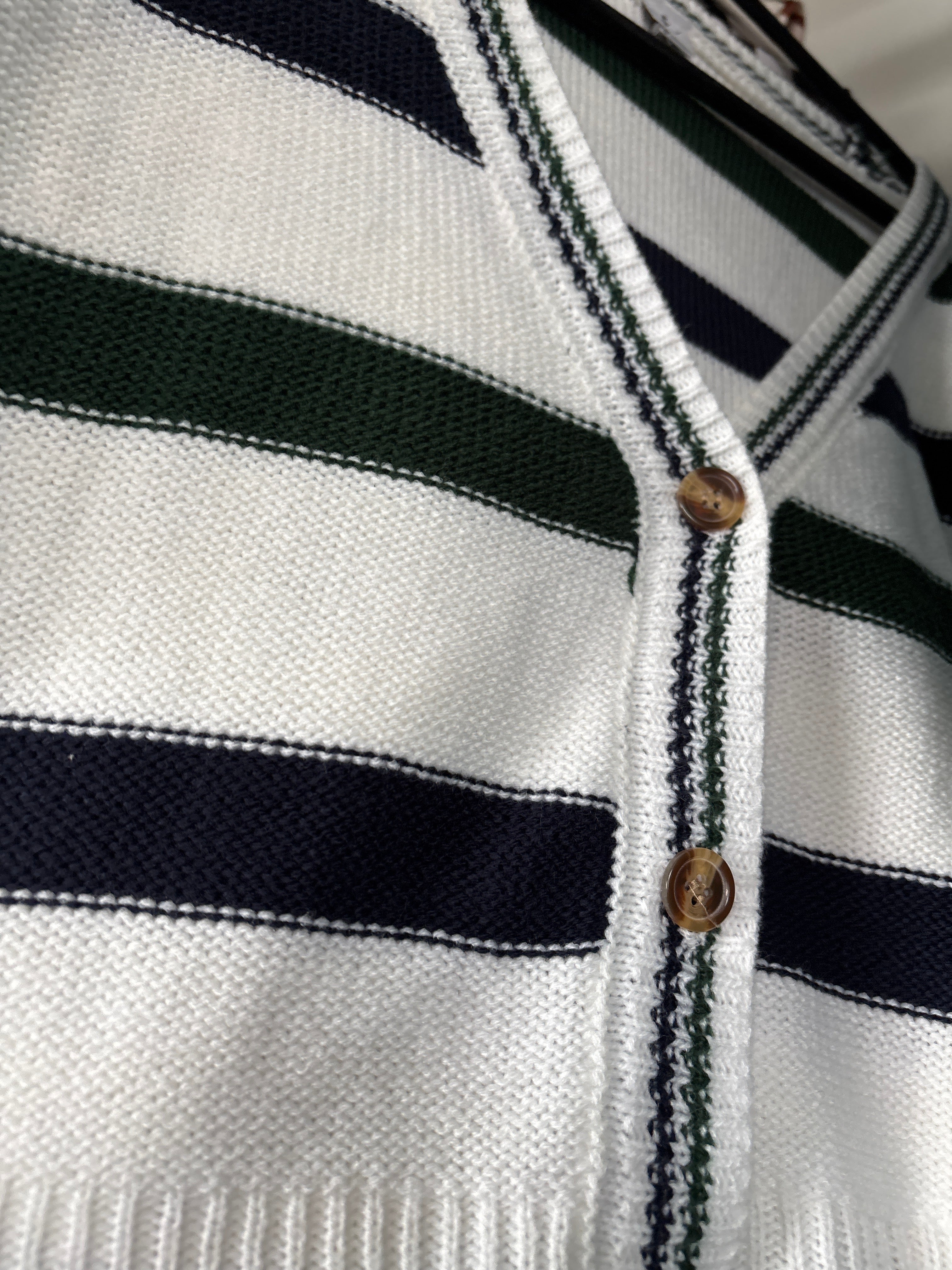 Striped cardigan short