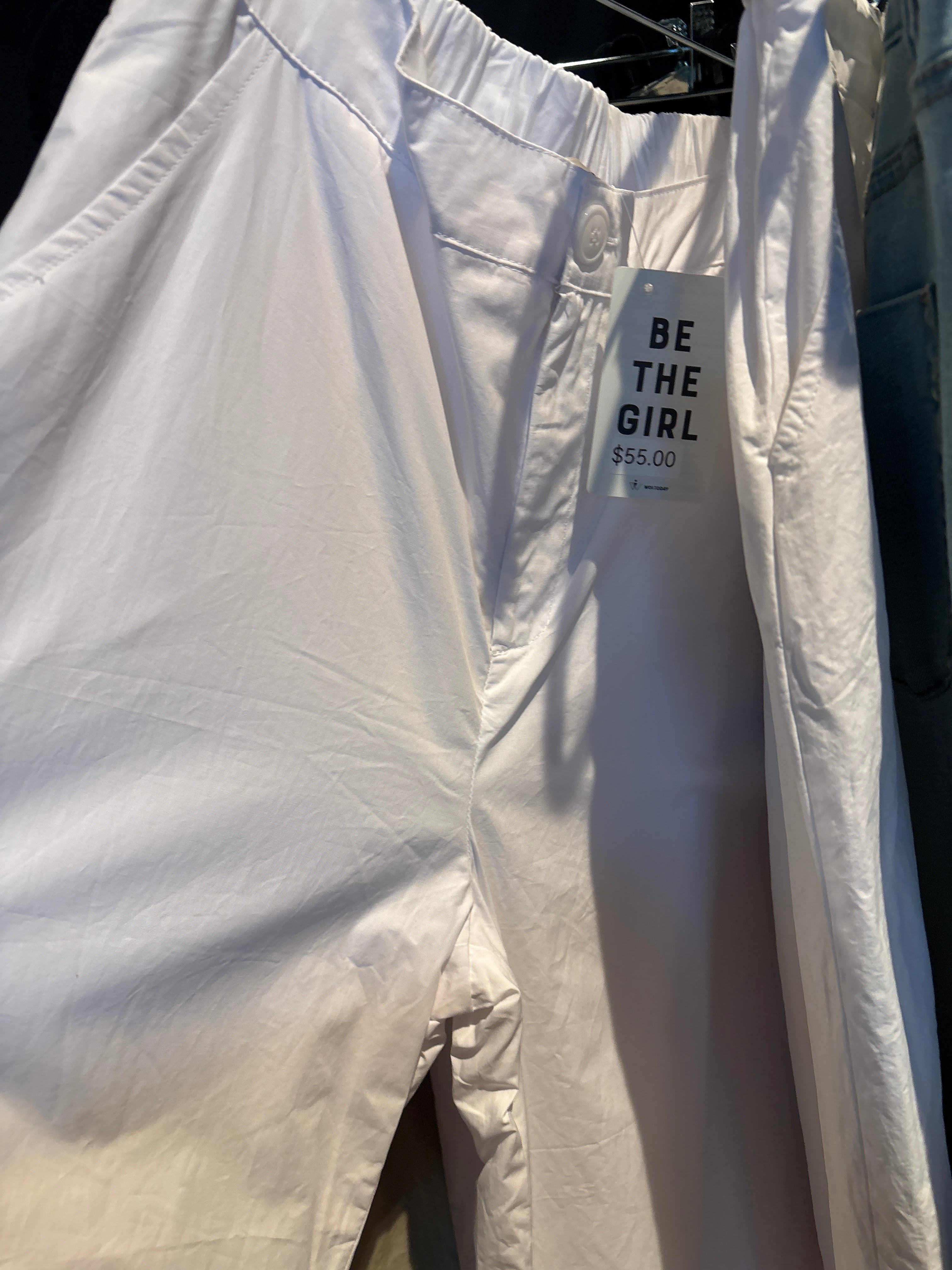 Dress Pants Cream & white khaki pants -be the girl