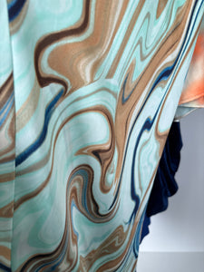 Silk dress short spaghetti strap