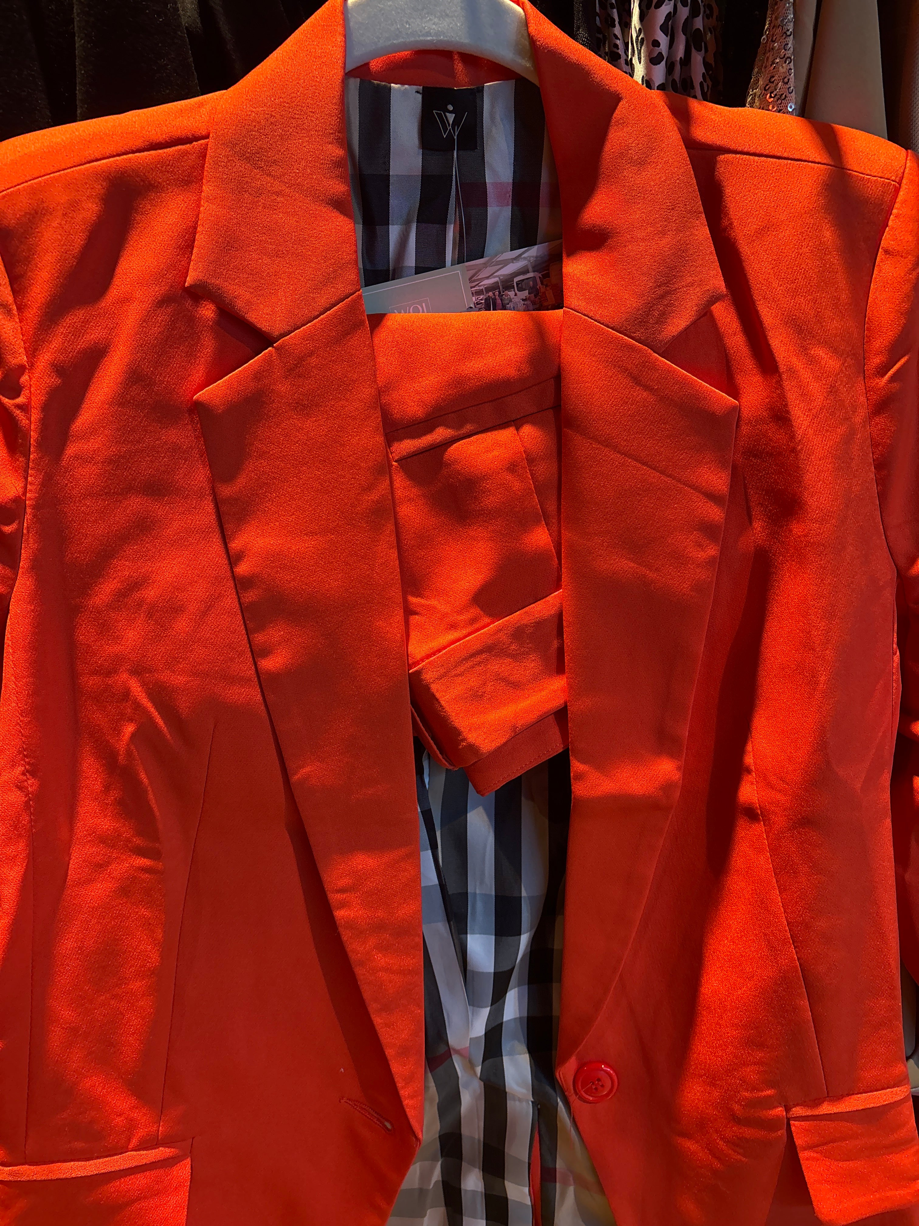 Suit-shorts- Orange set