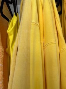 Yellow Workout hoodie