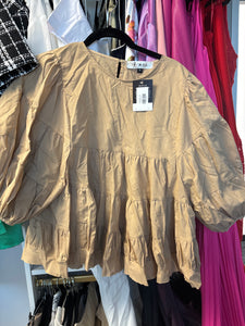 BROWN TOP Babydoll