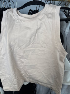 WORKOUT Tank Sleeveless Crop