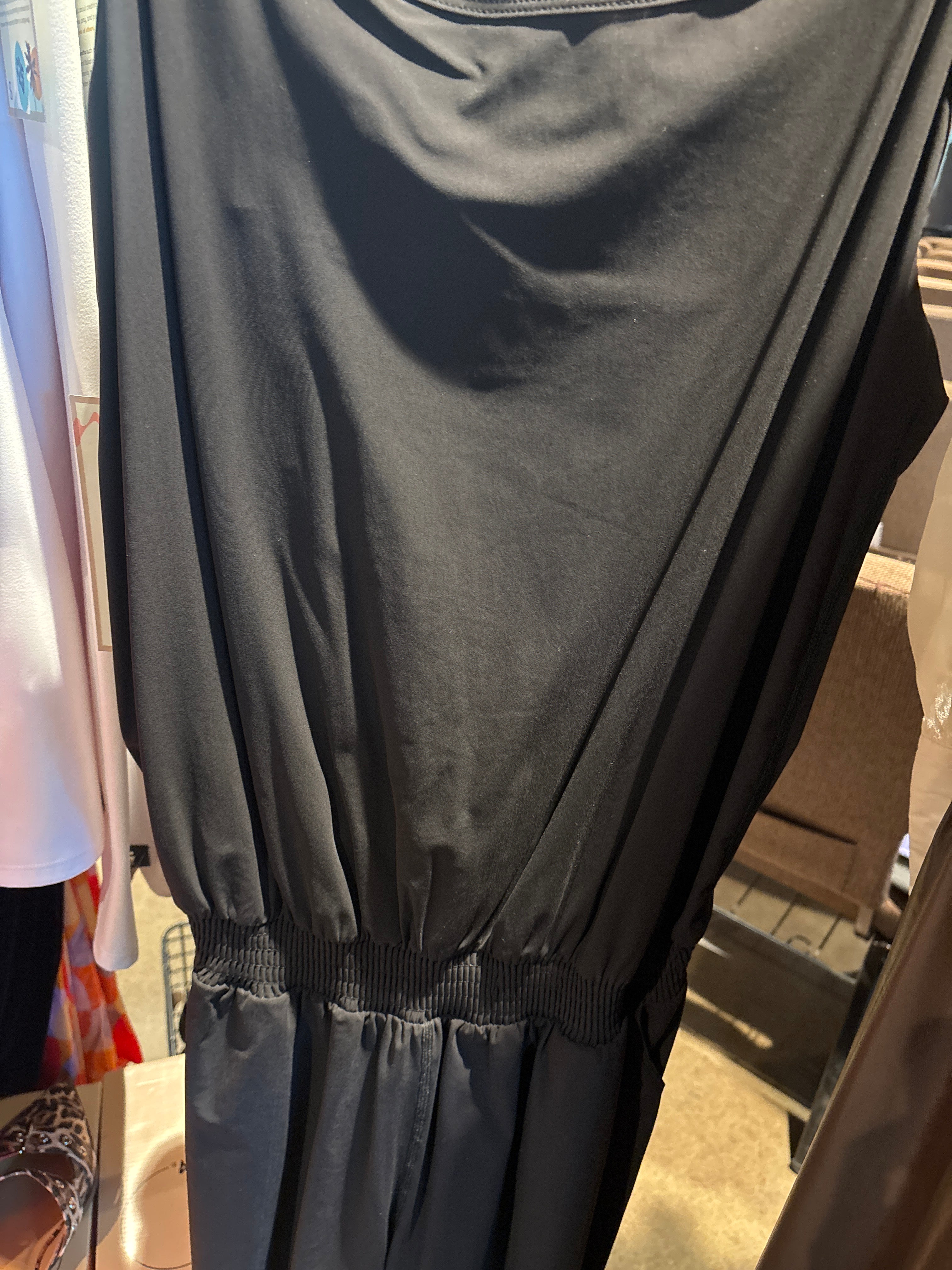 ROMPER black spaghetti strap