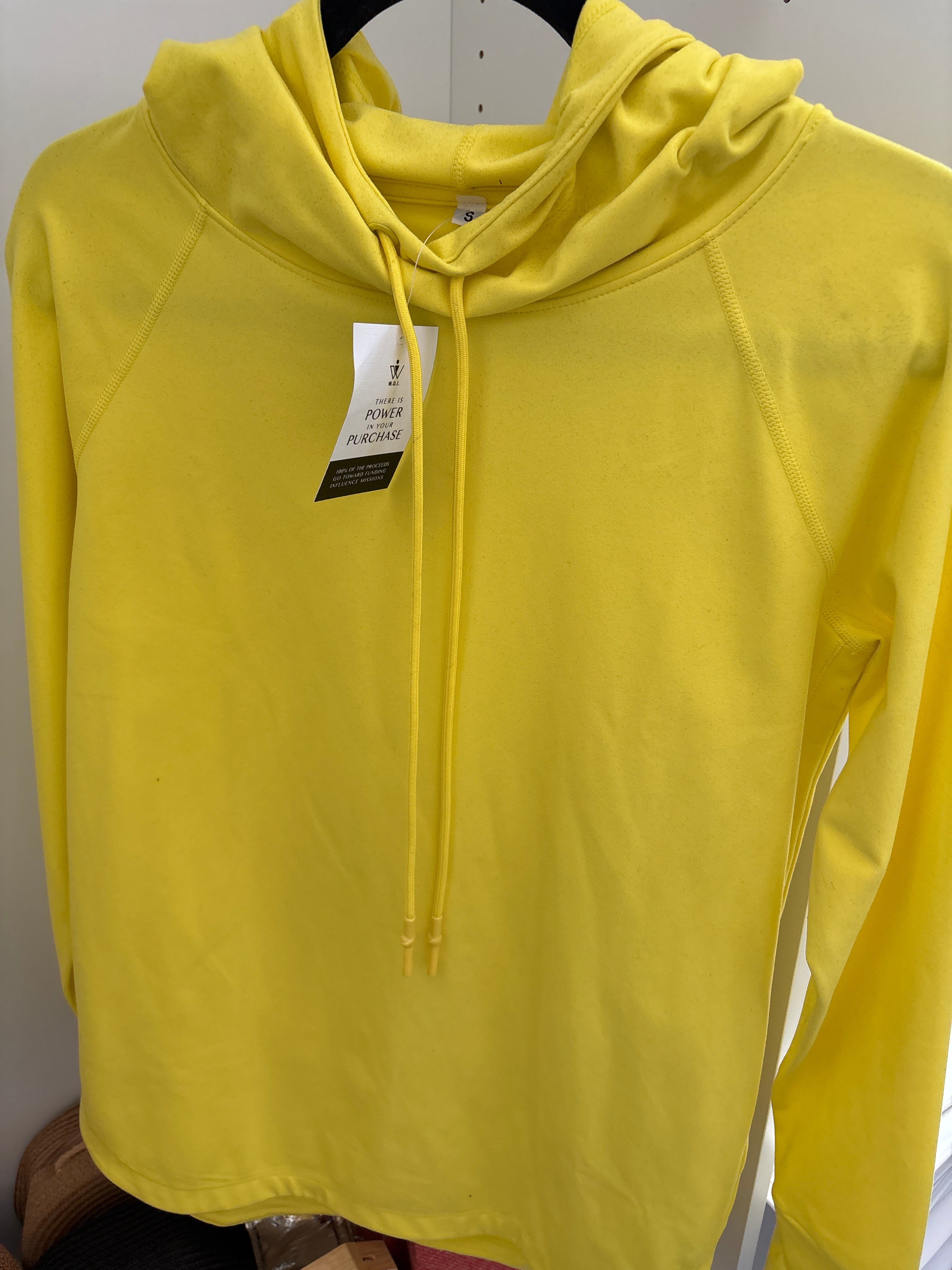Yellow Workout hoodie