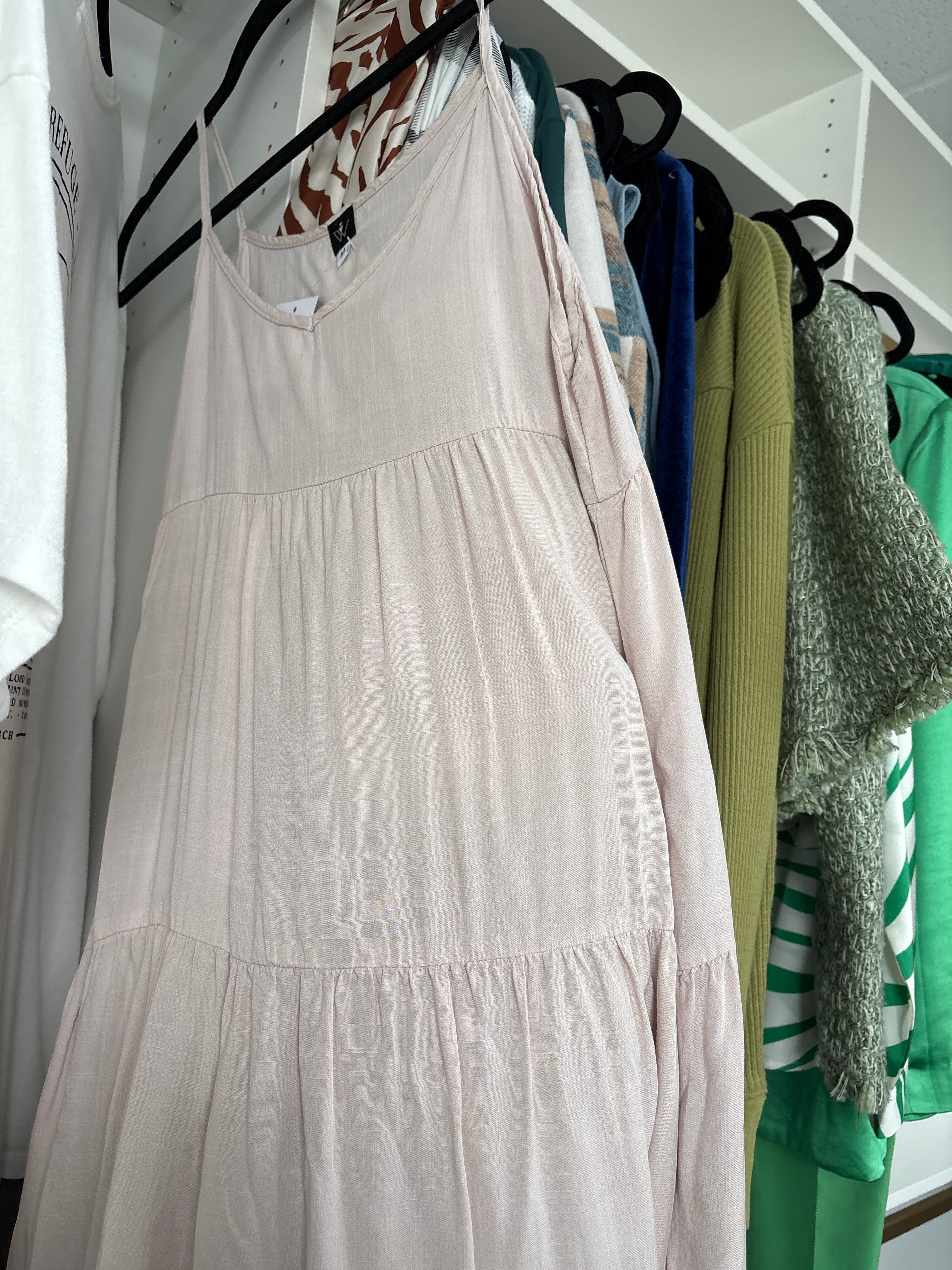 Cream Babydoll dress