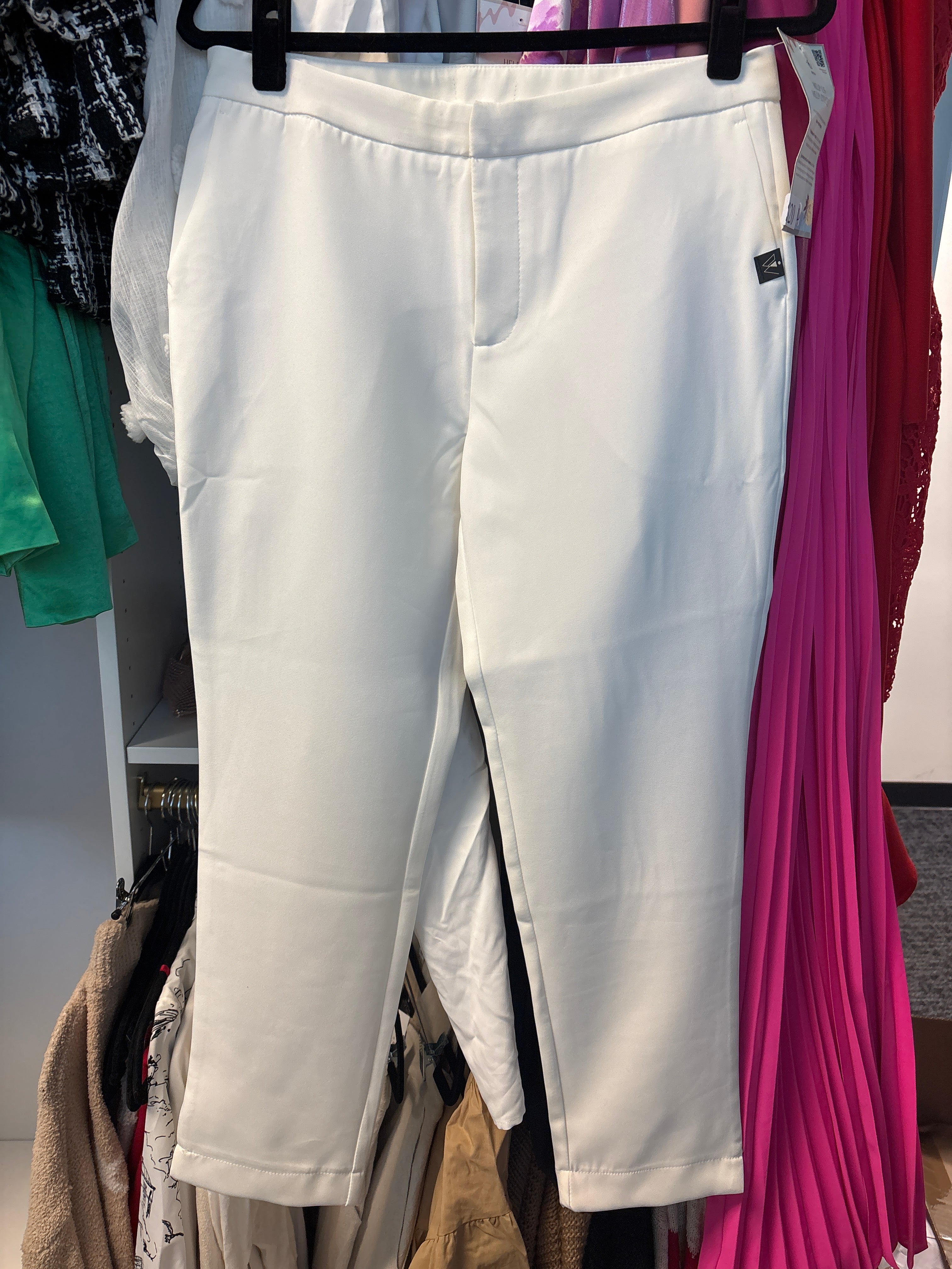 Dress Pants Cream & white khaki pants -be the girl