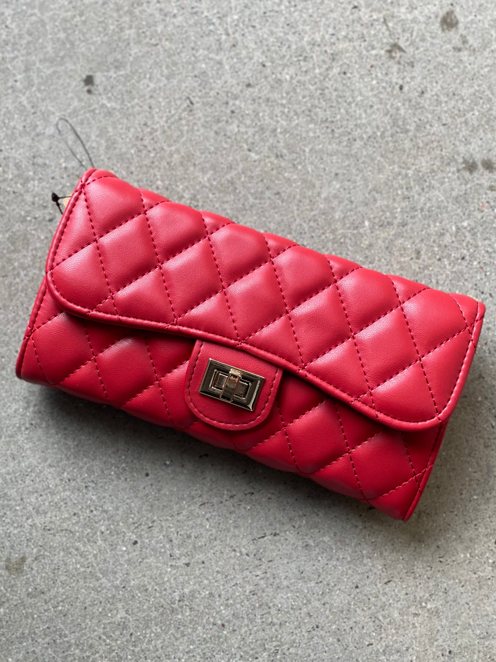 Quilted Wallet on Chain Purse